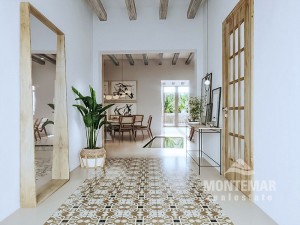 Stylish & core renovated townhouse for sale in Porreres
