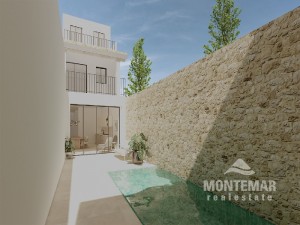 Renovated townhouse with pool in Santanyí