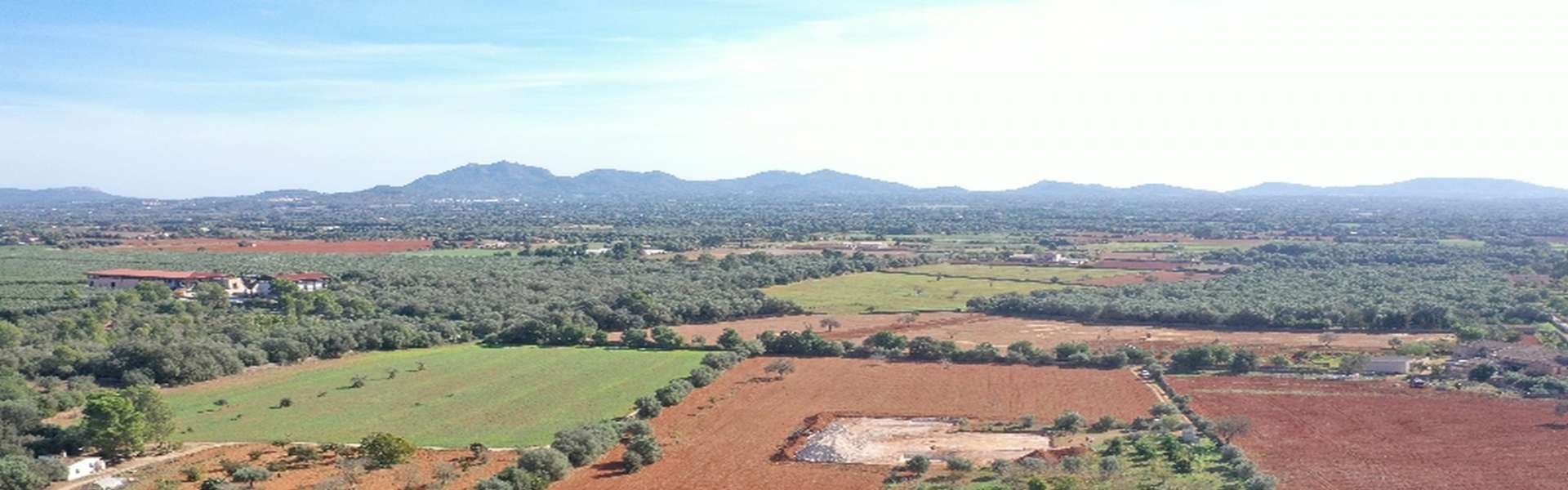 Finca construction project between Felanitx and Campos with beautiful views of Sant Salvador