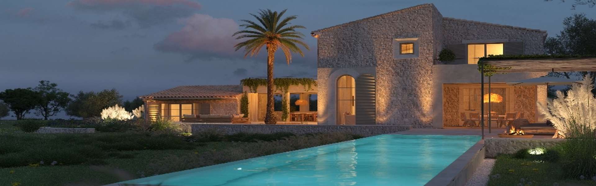 Newly built finca with Mallorcan charm and modern design in Santanyí