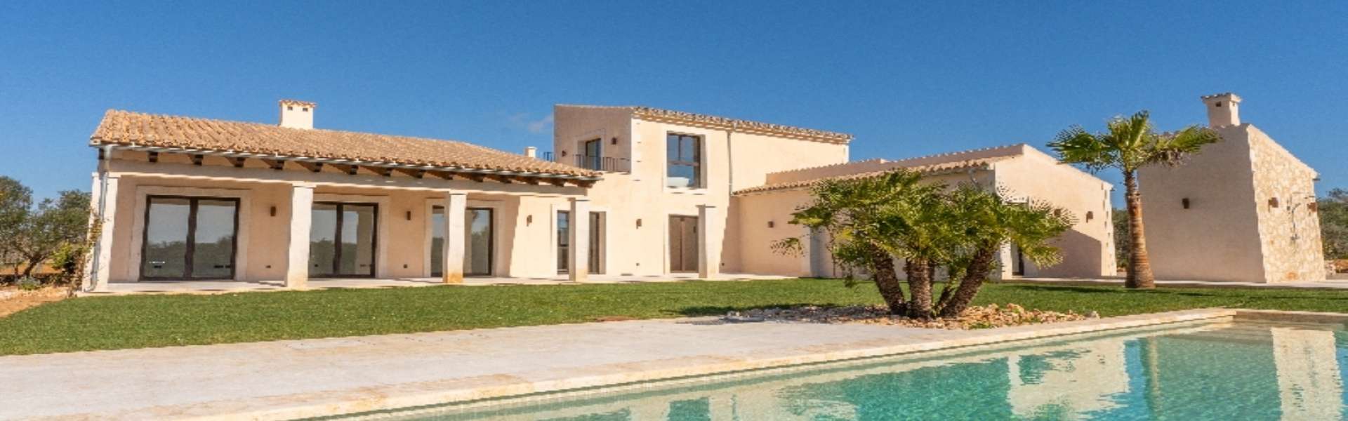 Country house new construction with beautiful view of Ses Salines