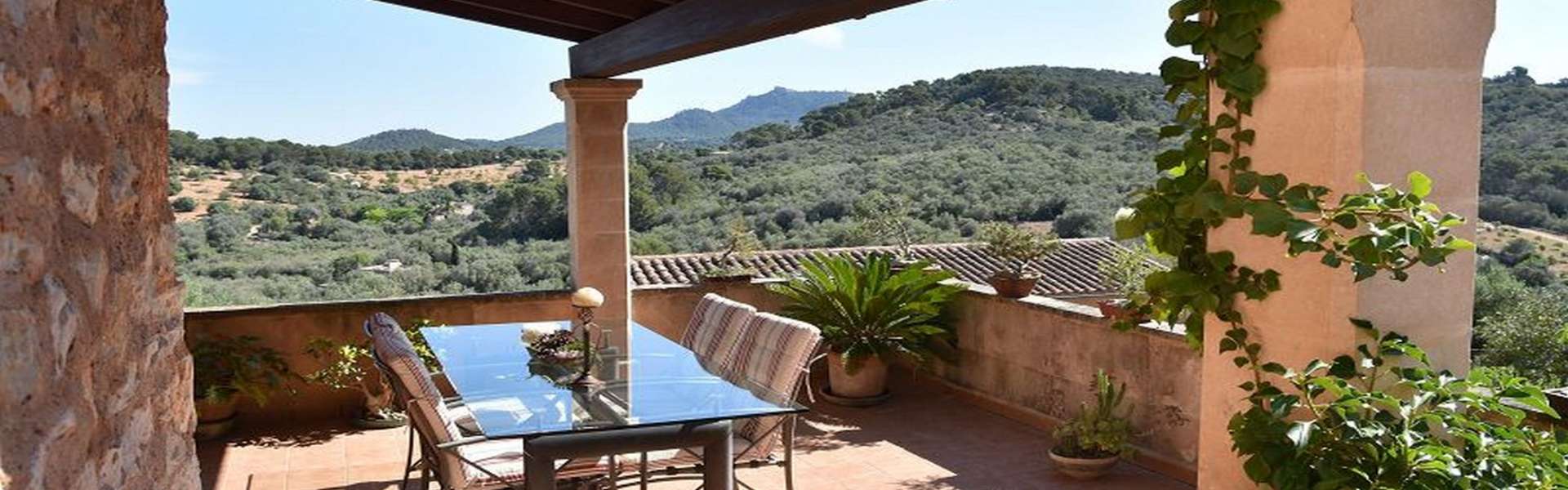 Cas Concos - Typical mallorquin finca with fantastic panoramic view 